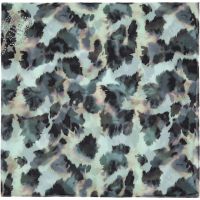 Collina Strada Blue Snow Leopard Scarf 261236F029000