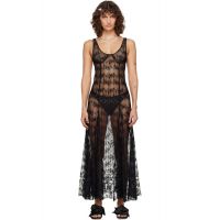 Collina Strada Black Pamela Maxi Dress 261236F055005
