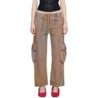 Collina Strada Gray Hand-Dyed Cargo Sweatpants 261236F086001