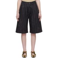 Collina Strada Black Catchfly Shorts 261236F088001