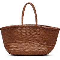 Dragon Diffusion Tan Triple Jump Small Tote 261243F049037
