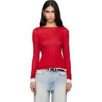 TONYWACK Red Layered Long Sleeve T-shirt 261251F110007