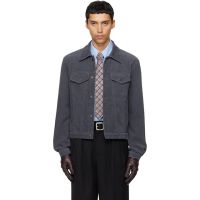 TONYWACK Purple Washed Corduroy Type-3 Trucker Jacket 261251M180002