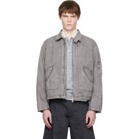 COOR Gray Organic Cotton Washed MK-3 Jacket 261254M180004