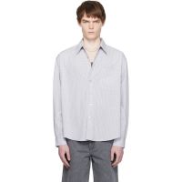 COOR Blue Micro Ombre Check Shirt 261254M192014