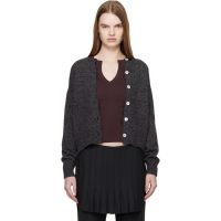 &Daughter Gray Ada Crewneck Cardigan 261255F095006