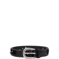 Paul Smith Black Leather Studded Belt 261260M131013