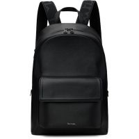 Paul Smith Black Logo Stamp Backpack 261260M166001