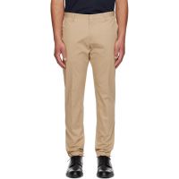 Paul Smith Beige Slim-Fit Cotton-Stretch Chino Trousers 261260M191003