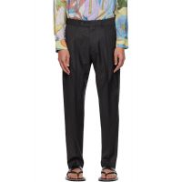 Paul Smith Brown Pleated Trousers 261260M191016