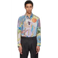 Paul Smith Multicolor River Collage Viscose-Blend Shirt 261260M192030