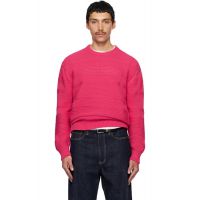 Paul Smith Pink Textured Cotton Sweater 261260M201013