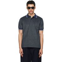 Paul Smith Navy Textured Pique Polo 261260M212001