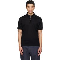 Paul Smith Black Signature Stripe Trim Polo 261260M212006