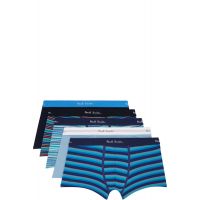 Paul Smith Five-Pack Multicolor Stripe & Plain Mixed Boxer Briefs 261260M216006
