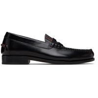 Paul Smith Black Signature Stripe Leather Lido Loafers 261260M231001