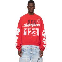 Rivington Roi Rebis Red Membership USO Crewneck Sweatshirt 261268M204003
