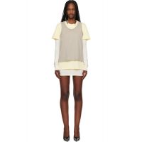 WARDROBE.NYC Multicolor Layered Minidress & T-shirt Set 261277F052002