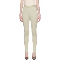 WARDROBE.NYC Beige Opaque Stirrup Leggings 261277F085001