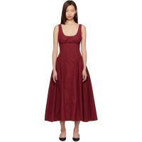 Red Proenza Schouler White Label Kendall Midi Dress 261288F054003