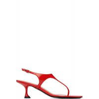 Proenza Schouler Red Tee Thong Heeled Sandals 261288F125003