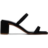 BY FAR Black Tanya Heeled Sandals 261289F125010