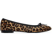Repetto Brown Cendrillon Rubber-Sole Ballerina Flats 261296F118091