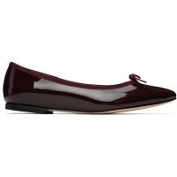 Repetto Burgundy Cendrillon Pointed-Toe Ballerina Flats 261296F118138