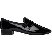 Repetto Black Michael Rubber Sole Loafers 261296F121005