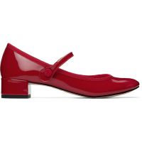 Repetto Red Rose Mary Jane Heels 261296F122045