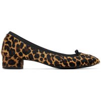Repetto Brown Camille Rubber-Sole Heels 261296F122056