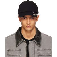 We11done Black Rose & Piercing Cap 261327M139004