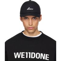 We11done Black Se11done Cap 261327M139005