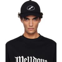 We11done Black Basic Symbol Cap 261327M139006