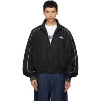 Black WE11DONE Layered Track Jacket 261327M180010
