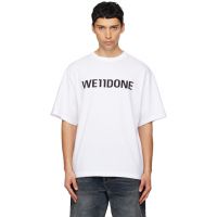 White We11done T-shirt 261327M213003