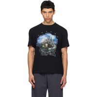 We11done Black City Regular Fit T-shirt 261327M213008