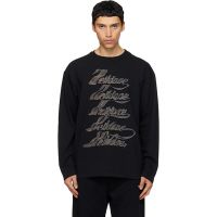 Black WE11DONE Multi Logo T-shirt 261327M213013
