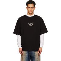 We11done Black Se11done T-shirt 261327M213019