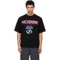 We11done Black Spray 1506 T-shirt 261327M213021