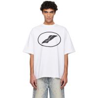 We11done White Smile Logo T-shirt 261327M213044