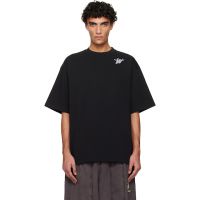 We11done Black WD Logo T-shirt 261327M213051