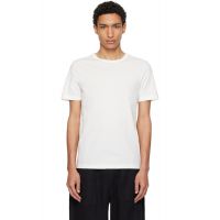 Merz b. Schwanen White 1950s Loopwheeled Classic Fit Lightweight T-shirt 261328M213002