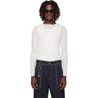 CARRER White Doria Double Layer T-shirt Set 261329M213009