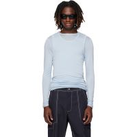 CARRER Blue Doria Double Layer T-shirt Set 261329M213010