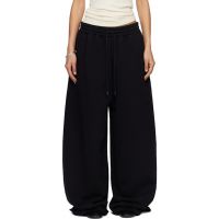 LUU DAN SSENSE Exclusive Black Raw-Cut Bontan Lounge Pants 261331F086001