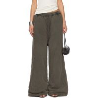 LUU DAN Gray Wadded Bontans Sweatpants 261331F086003