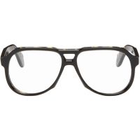 Cutler and Gross Brown & Black 9782 Aviator Glasses 261331M133002