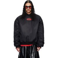 LUU DAN Black Unibomber Sweatshirt 261331M175002