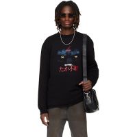 LUU DAN SSENSE Exclusive Black Wadded L/S T-shirt 261331M213000